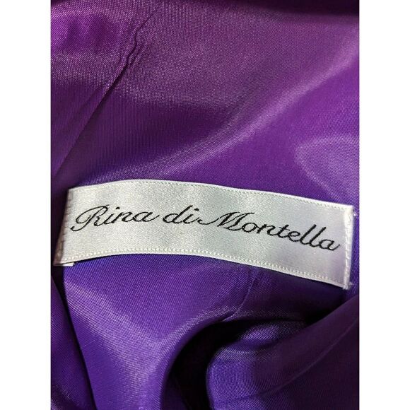 Rina di Montella Women's Rayol Blue Formal Skirt Suit Size 8 - Picture 2 of 10